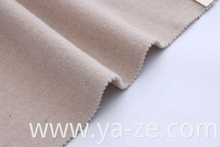 Double-faced soft plain cut velvet boucle manufacturer woolen wool fabric for Coat Suit Skirt Trousers Jacket cloth